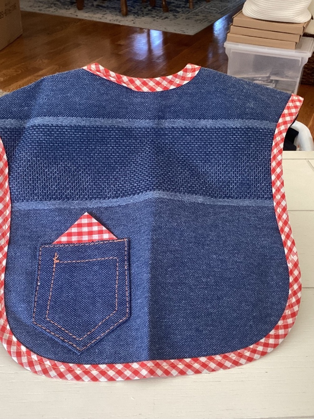 NEW Cross Stitch Baby Bib